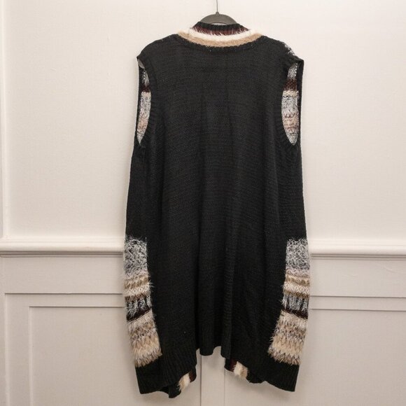 EST. 1946 Longline Textured Knit Sweater Vest | Size XL | Boho Layering Piece - Picture 3 of 5